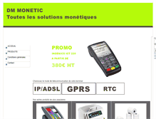Tablet Screenshot of dm-monetic.com